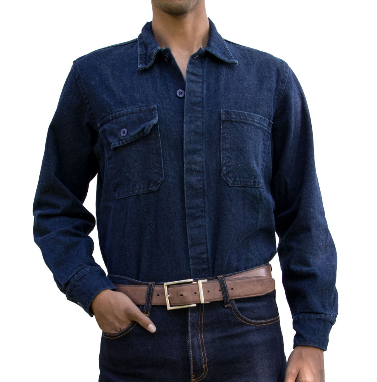 camisa-mezclilla-8oz-dresel-mezclilla